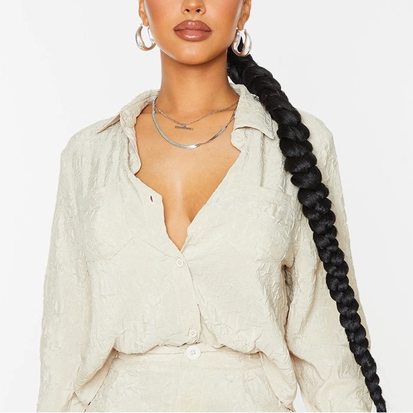 PrettyLittleThing Tops - Pretty Little Thing Crinkled Top